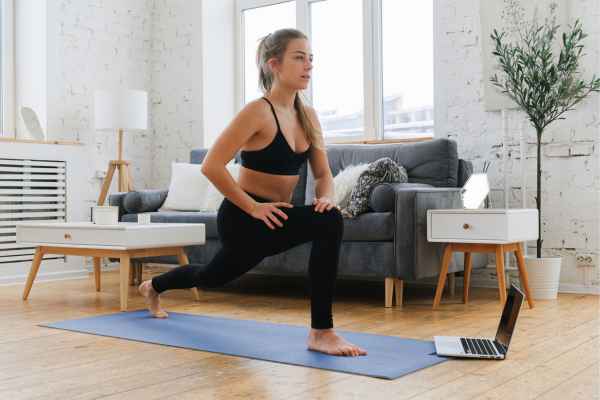 Woman exercising confidently after femiwand treatment Matlock
