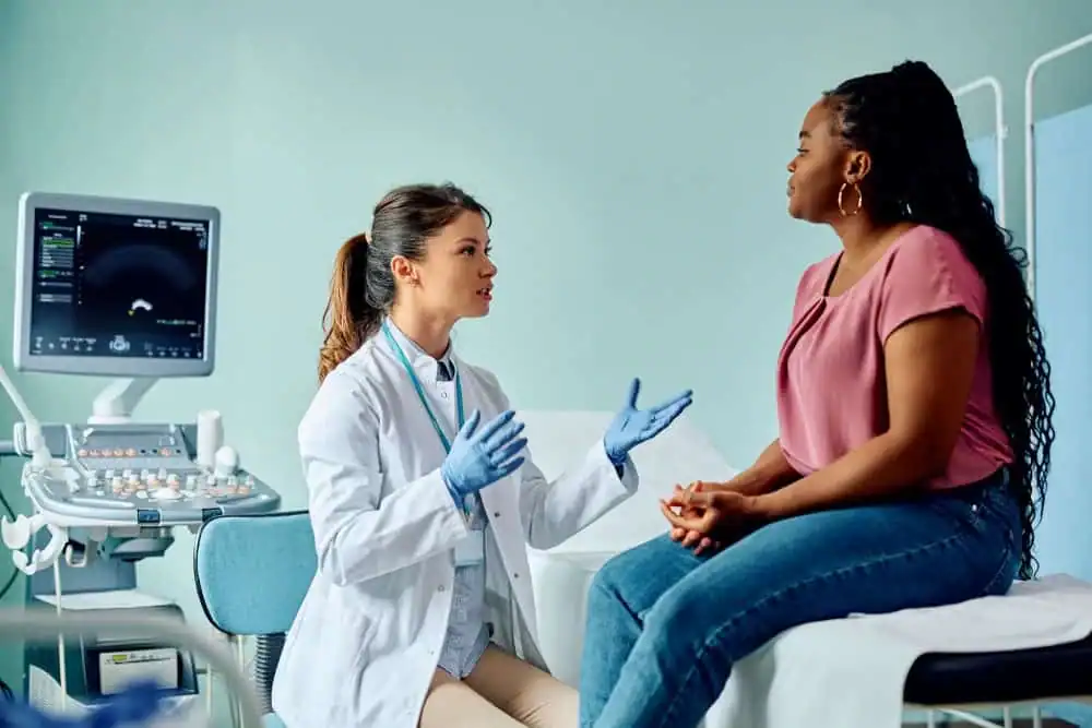 Woman have consultation about vaginal laxity Matlock